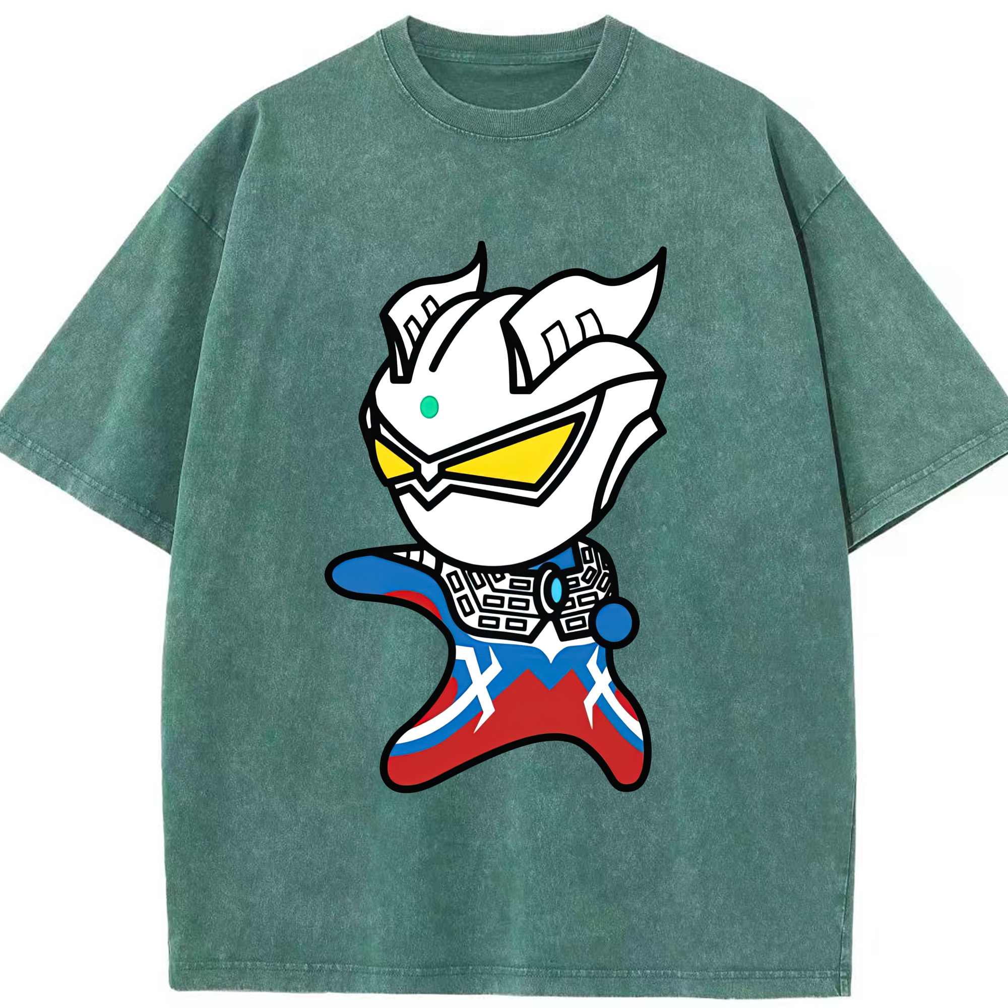 （画像用） ウルトラマン Ultraman 綿100% ヴィンテージ風 半袖Tシャツ（フロントプリント）